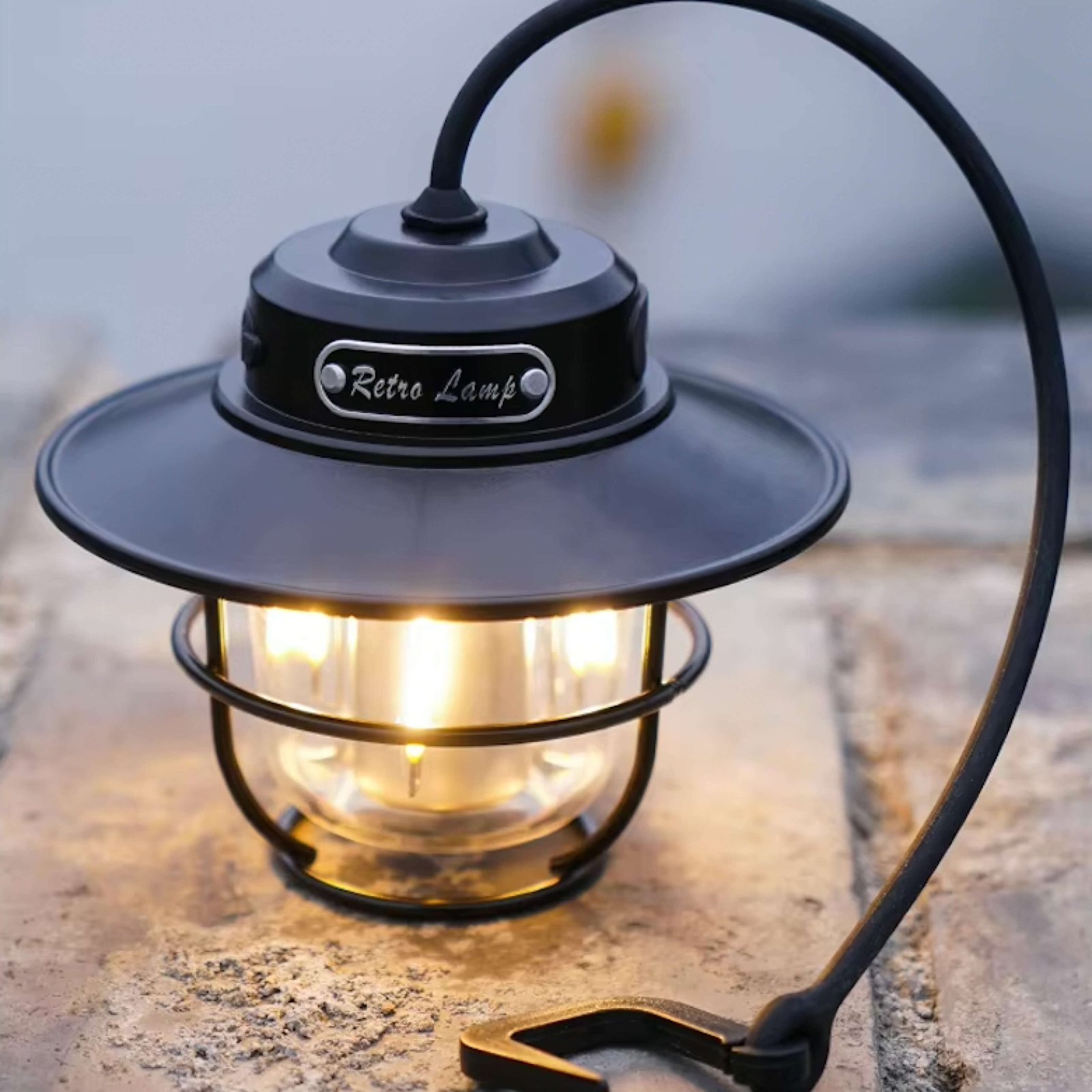 LED Camping Lamp Retro LY 12 Camping Light Portable Waterproof Rechargeable