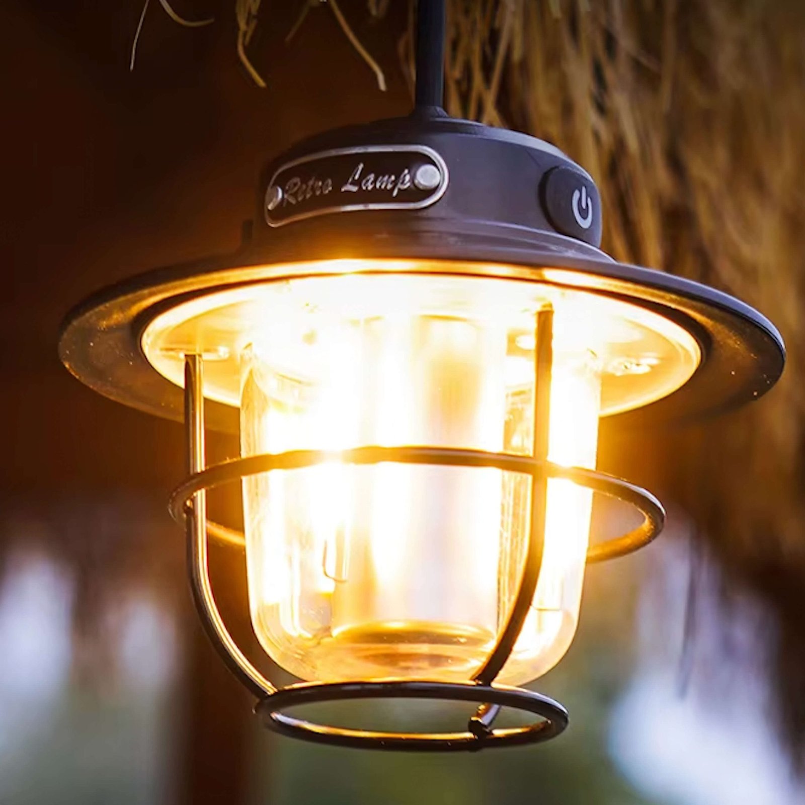 LED Camping Lamp Retro LY 12 Camping Light Portable Waterproof Rechargeable